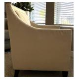 Jofran Luca Ivory Accent Chair With Nailhead Trim #2