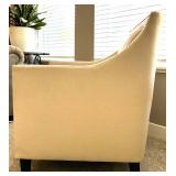 Jofran Luca Ivory Accent Chair With Nailhead Trim #2