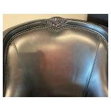 Palatial Furniture Black Armchair With Pillow