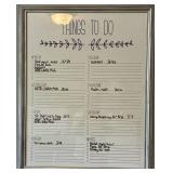 Framed Wall Planner