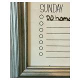 Framed Wall Planner