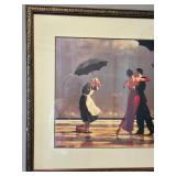 Jack Vettriano "The Singing Butler" Framed Wall Art Print in Ornate Frame