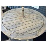 Belair Outdoor Patio Dining Set With Umbrella & 2 Chairs