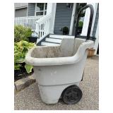 Suncast Multi-Purpose Cart With Fiskars Lopper & Assorted Garden Tools