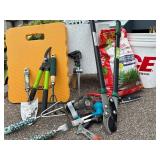 Garden Tools, Seed Packets, Planter & Bucket Mixed Lot