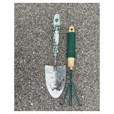Garden Tools, Seed Packets, Planter & Bucket Mixed Lot