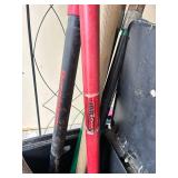 Outdoor Trash Can, Trellis & Garden Tools Mixed Lot