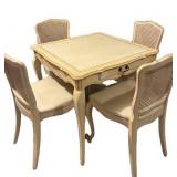 French Style Dining Table & 4 Chairs