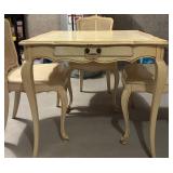 French Style Dining Table & 4 Chairs