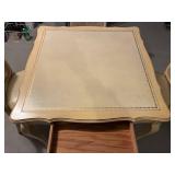 French Style Dining Table & 4 Chairs