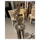 5-light Chandelier With Frosted Glass Shades