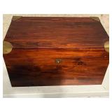 Wood Box With Display Tray