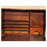 Wood Box With Display Tray