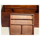 Wood Box With Display Tray