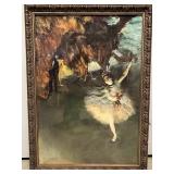 Framed Painting Trio - Floral & Ballerina Art