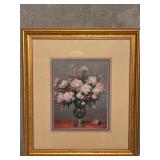 Framed Painting Trio - Floral & Ballerina Art