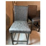 Gray Bar Stools (Lot of 4)