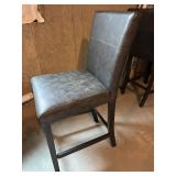 Gray Bar Stools (Lot of 4)