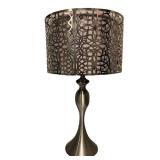 Decorative Pierced Metal Table Lamp