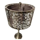 Decorative Pierced Metal Table Lamp