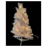 White Christmas Tree & Noel Sign Mixed Lot