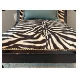 Zebra Accent Chair With Pillow
