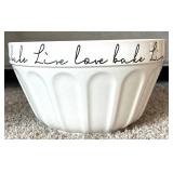 Mixed Lot: Inspirational Signs, Ceramic Bowl & Glass Jar