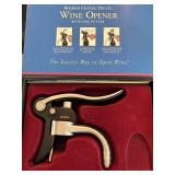 Wine Bar Table With Bonjour Chateau Deluxe Wine Opener & Glass Accessories