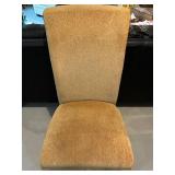 Pair of Carved Upholstered Clawfoot Chairs