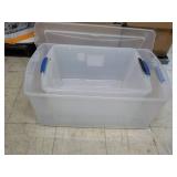 3 Totes with 1 Lid...