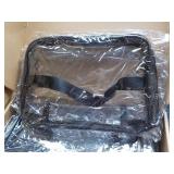 18 Clear Security 7 x 9" Purses...