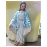 Mary Cement Statue - some damage 23...