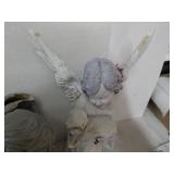 2 Angel Décor, 1 damaged; 13 and 9...