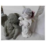 2 Angel Décor, 1 damaged; 13 and 9...