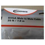 2 Innovera SVGA Male to Male Cables...