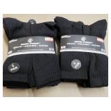 12 pair Black size 10-13 Wear Proof...