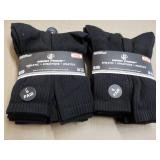 12 pair Black size 10-13 Wear Proof...