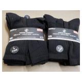 12 pair Black size 10-13 Wear Proof...