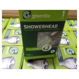 Case of Green Lite Shower Heads...