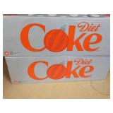 2 Diet Coke 12 packs...
