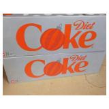 2 Diet Coke 12 packs...