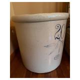 Vintage Red Wing Pottery Double Birch Crock #20