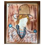 Andres Francois Framed Portrait Painting