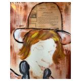 Andres Francois Framed Portrait Painting