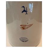 Red Wing Pottery Stoneware Crock 4 Gallon With Handles
