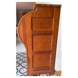 Wood Roll Top Secretary Desk