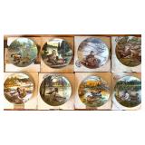 Knowles Bart Jerner Ducks Collector Plates (Lot of 8)
