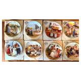 Edwin M. Knowles Jeannine Downs Friends I Remember Collector Plates (Lot of 8)
