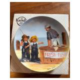Edwin M. Knowles Jeannine Downs Friends I Remember Collector Plates (Lot of 8)