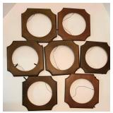 Collectors Plate Frames (Lot of 7)